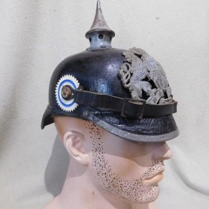 WWI Imperial German Bavaria Pioneer Pickelhaube