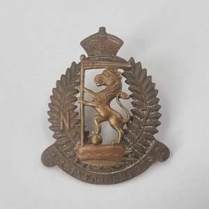 WWI New Zealand Rifle Brigade Reinforcements Cap Badge