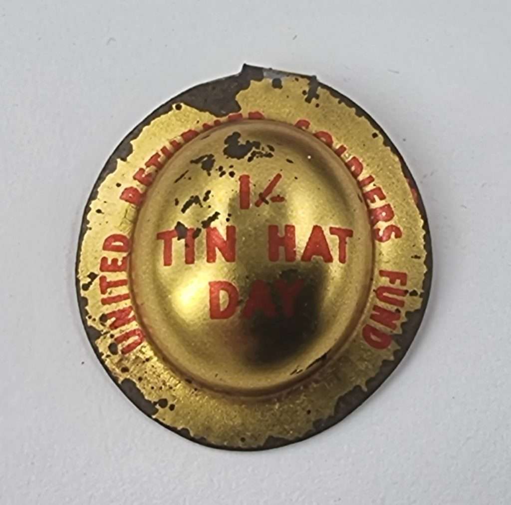 1/ Tin Hat Day Badge Trade In Military