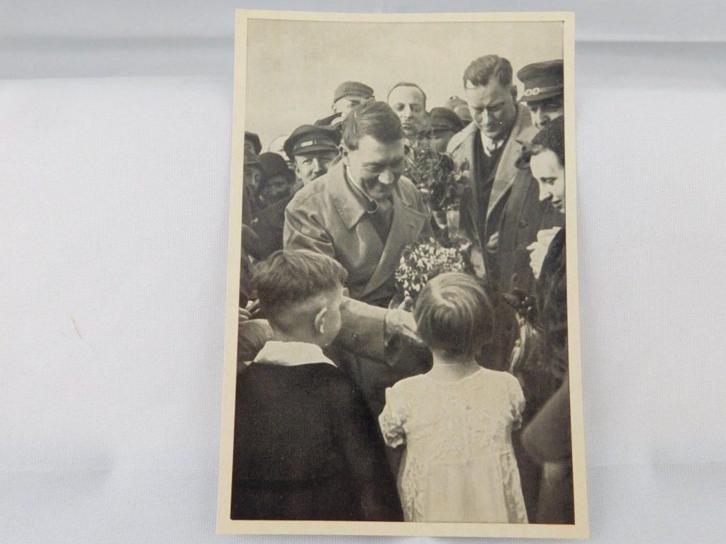 WWII German Hitler Photo Card - Trade In Military