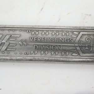 WWII SS German K98 Bayonet DF Verfugungs Division Etched Blade, Scabbard and Frog