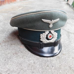 WWII German Infantry Officer Visor Cap
