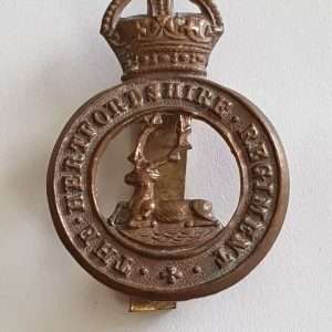The Hertfordshire Regiment Cap Badge