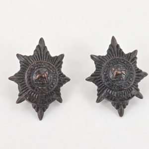 New Zealand 6th Hauraki Regiment Collar Badges Pair