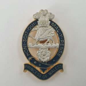 Princess Of Wales Royal Regiment Cap Badge