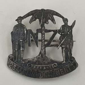 WWI New Zealand 23rd Reinforcements Silver Sweetheart Badge