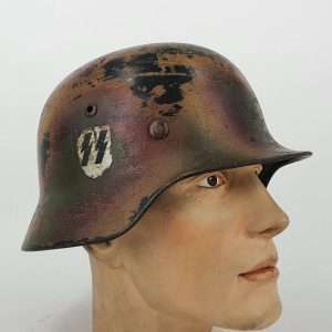 WWII German SS Helmet Refurbished