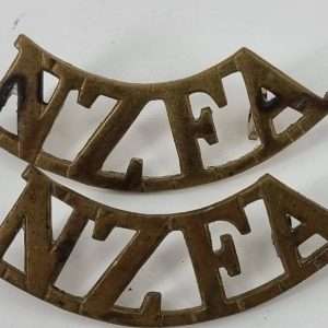 New Zealand Field Artillery Shoulder Titles Pair