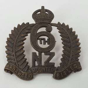New Zealand 6th Manawatu Mounted Rifles Cap Badge
