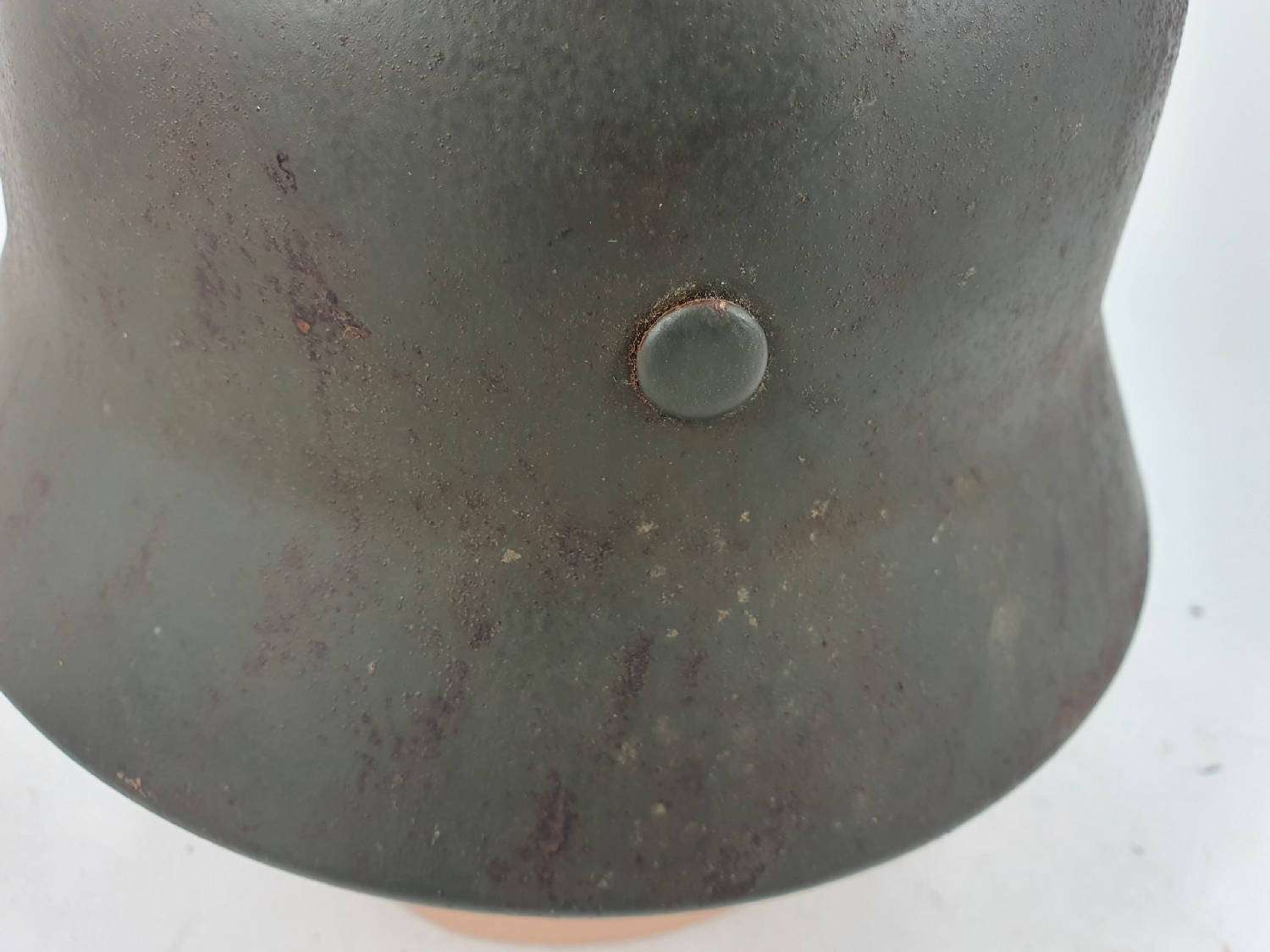 WWII German DD Heer Helmet M40 - Image 22