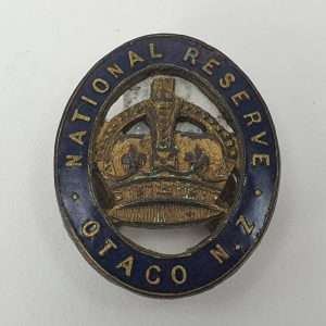 New Zealand National Reserve Otago Lapel Badge