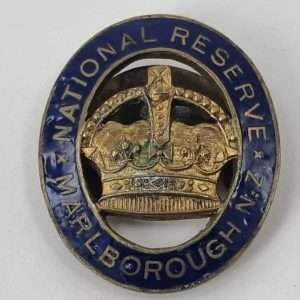 New Zealand National Reserve Marlborough Lapel Badge