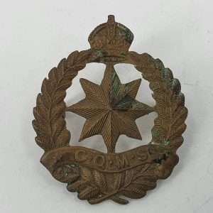 WWI New Zealand Camp Quartermaster Stores Cap Badge