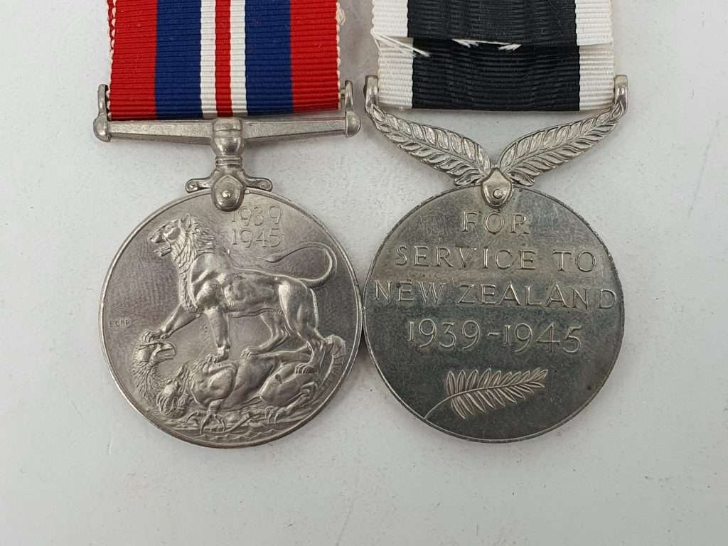 WWII New Zealand Home Guard Medals Trade In Military