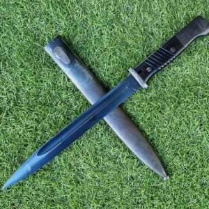 WWII German K98 Bayonet and Scabbard Matching Dated 1941