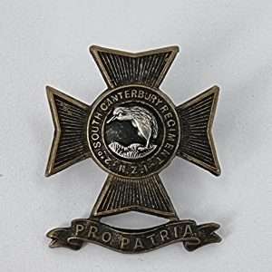 New Zealand 2nd South Canterbury Regiment Cap Badge