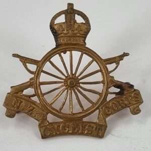 WWI New Zealand Cyclist Corps Collar Badge KC