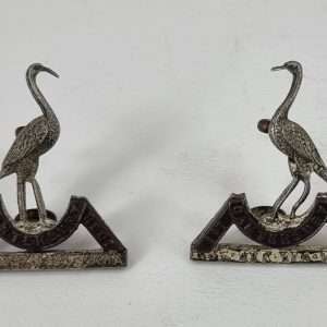 WWI New Zealand 1st Canterbury Regiment Collar Badges Pair