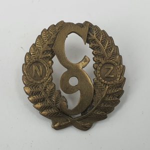 WWI New Zealand C Company 9th Reinforcements Cap/Collar Badge