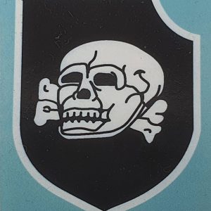 WWII German Totenkopf Helmet Decal