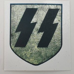 WWII German SS Decal Aged