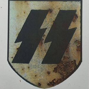 WWII German SS Decal Aged