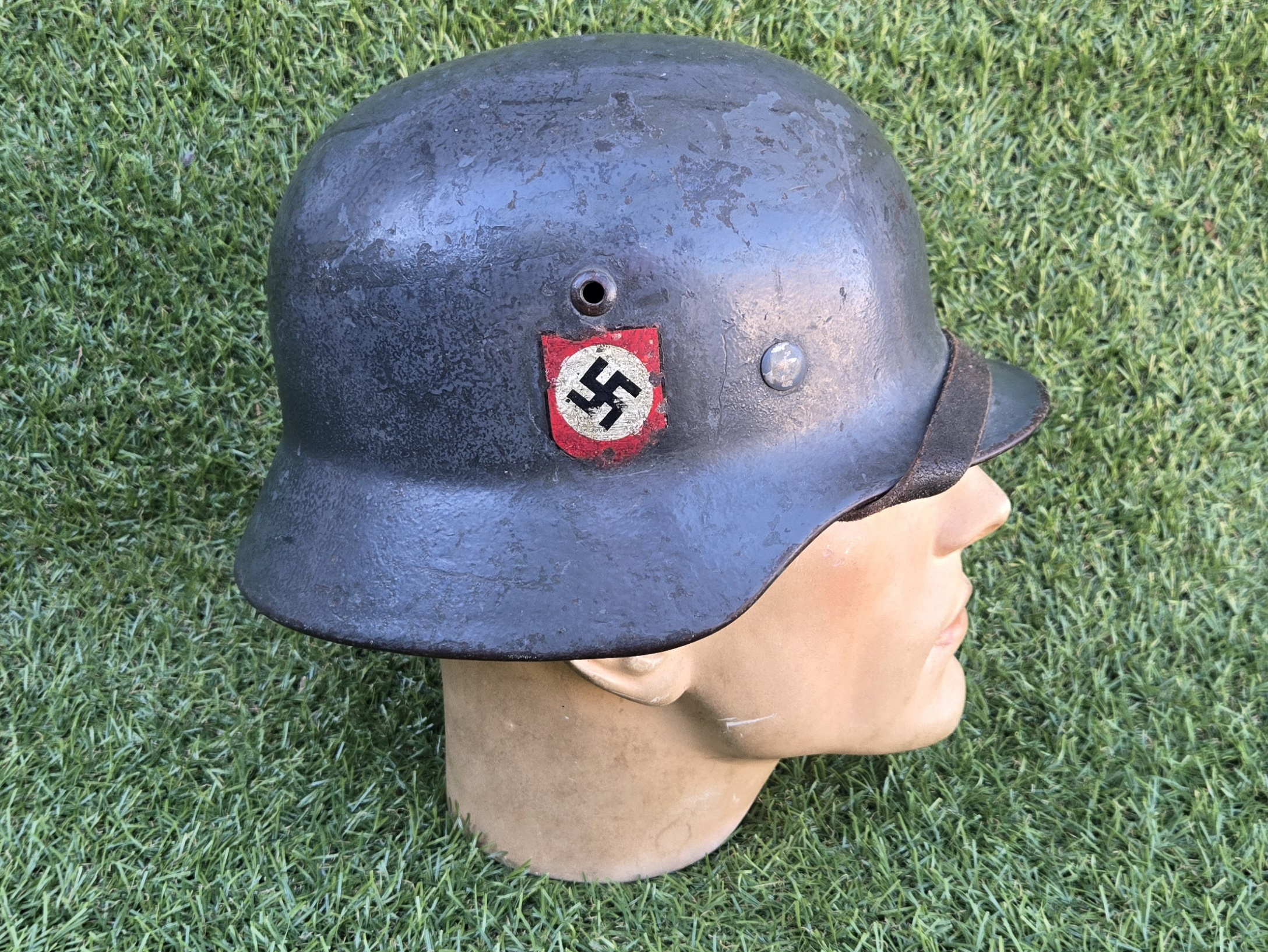 WWII German Police DD M36 Helmet