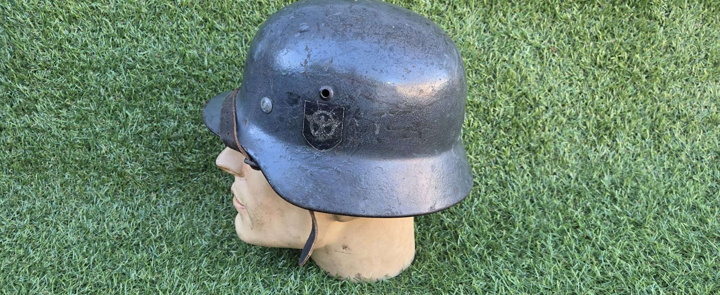 WWII German Police DD M36 Helmet - Image 2