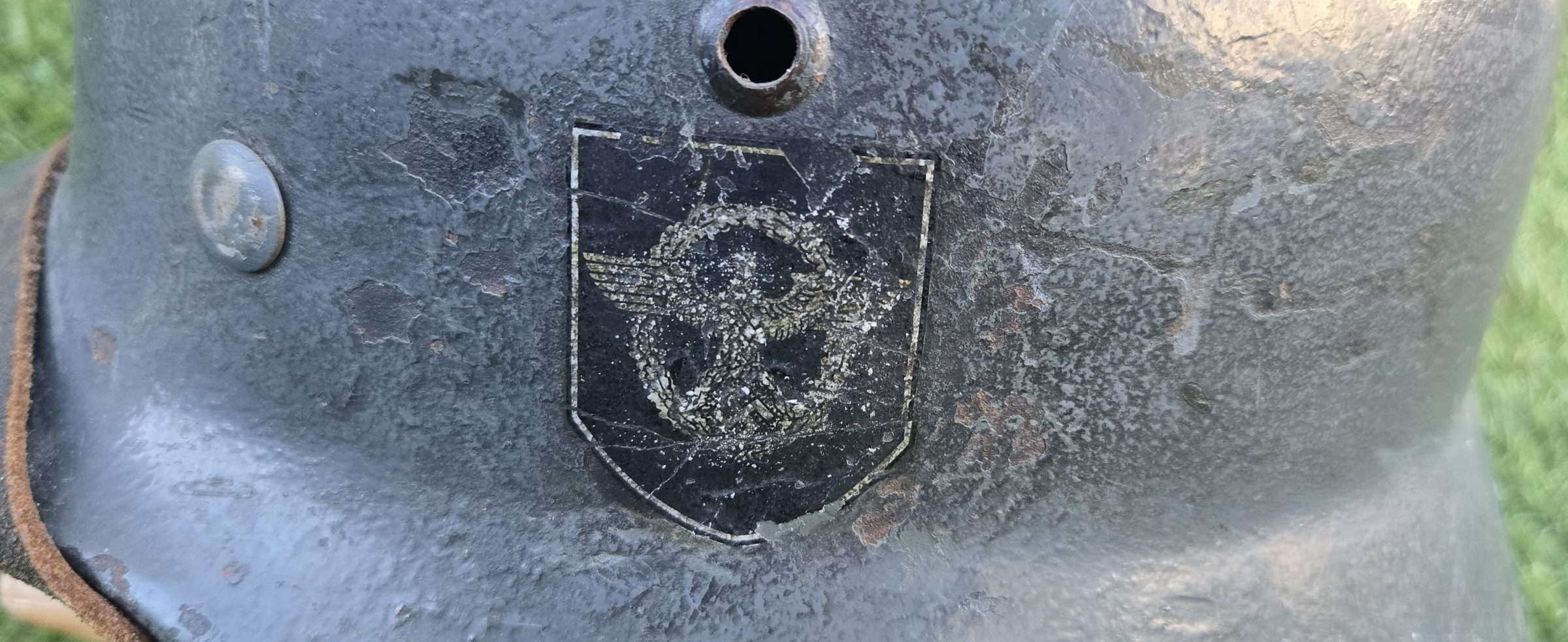 WWII German Police DD M36 Helmet - Image 6