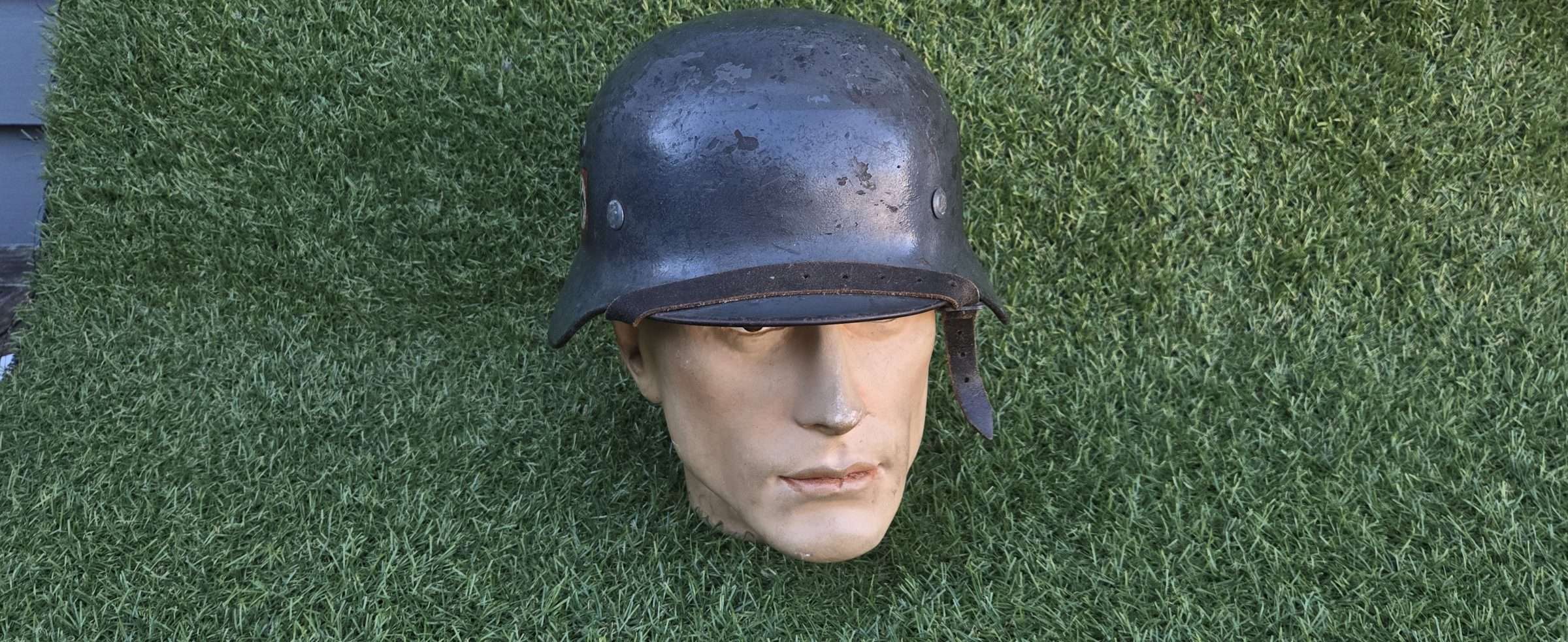 WWII German Police DD M36 Helmet - Image 4