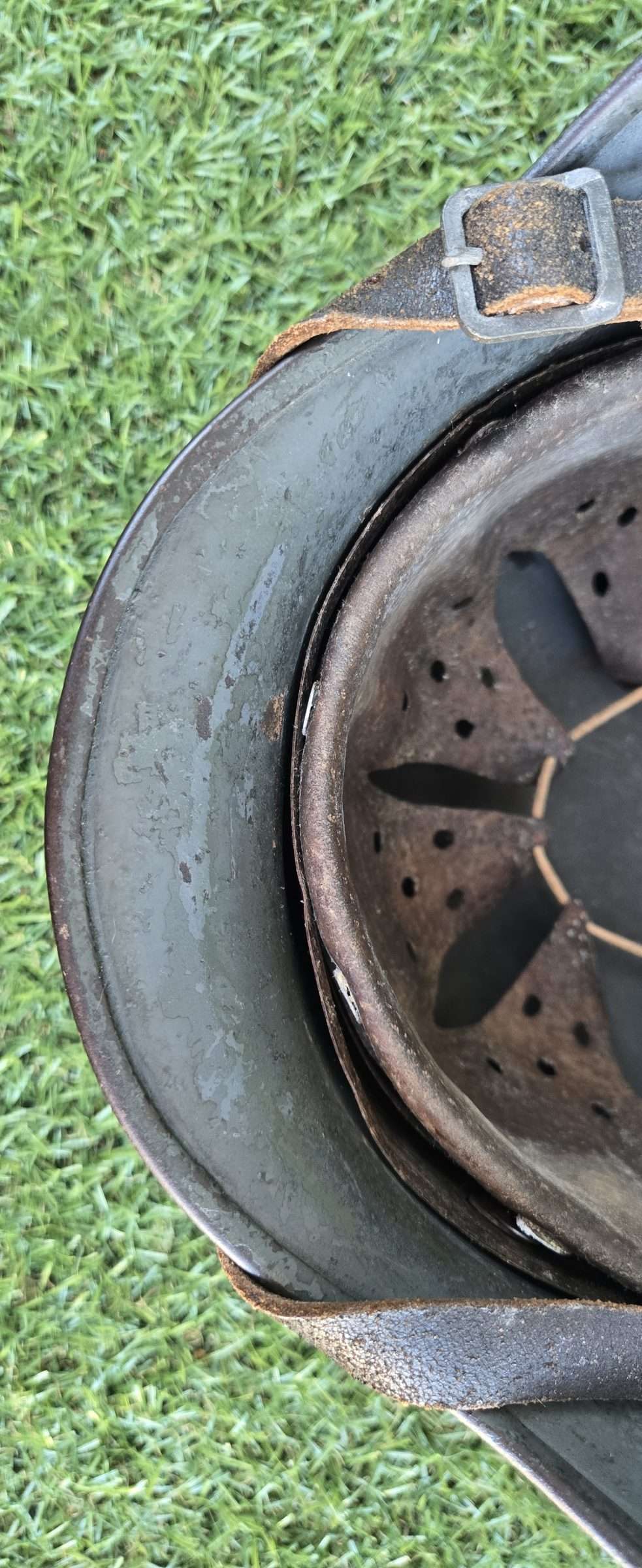 WWII German Police DD M36 Helmet - Image 15