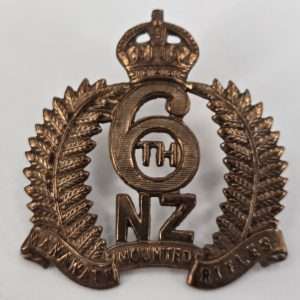 New Zealand 6th Manawatu Mounted Rifles Cap Badge