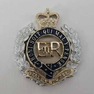 Royal New Zealand Engineers Cap Badge QC Staybrite