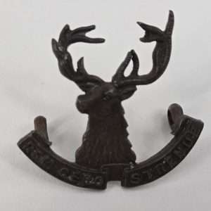WWI New Zealand 10th Nelson Mounted Rifles Collar Badge