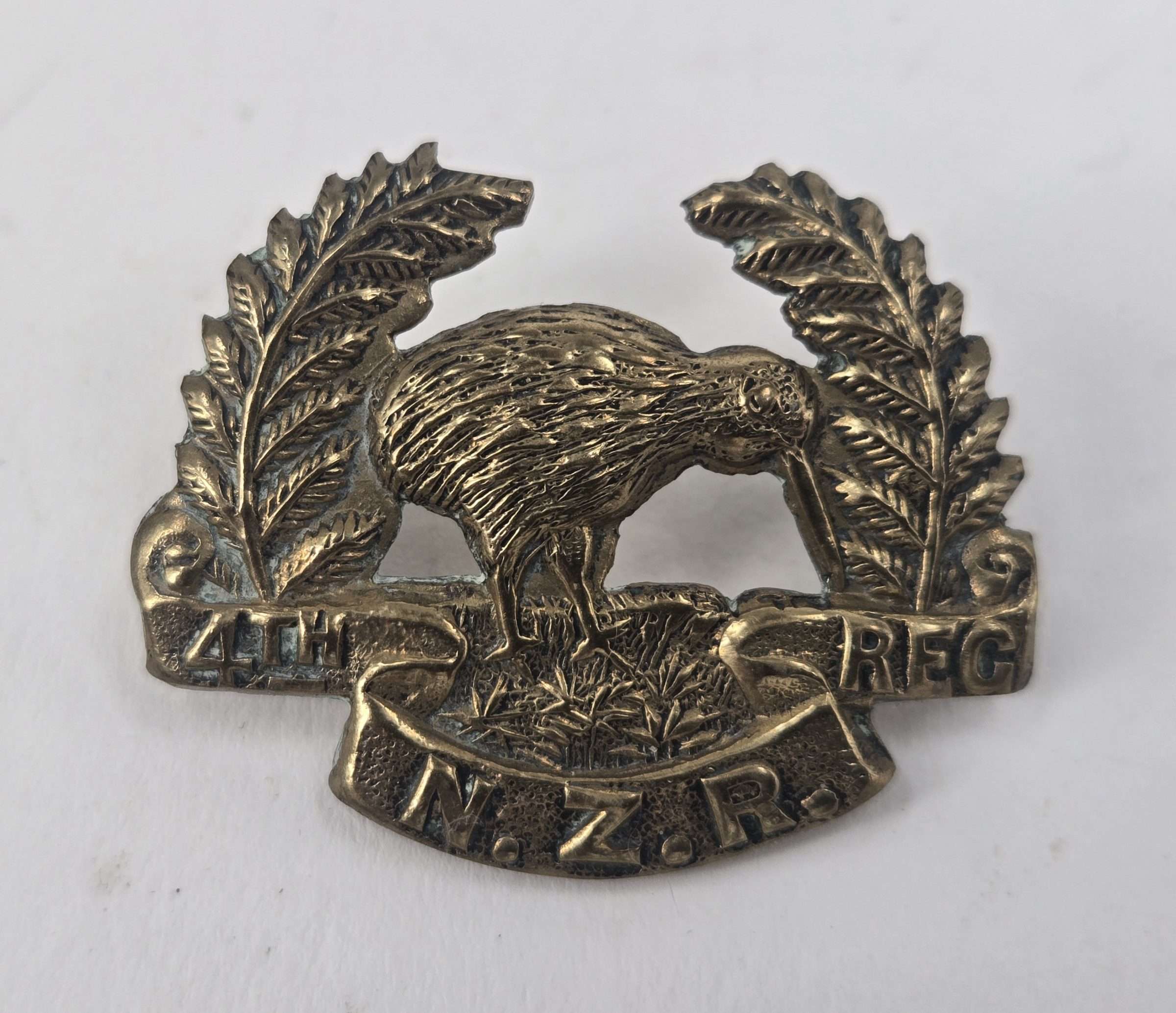 WWI 4th New Zealand Otago Rifle Regiment Cap Badge