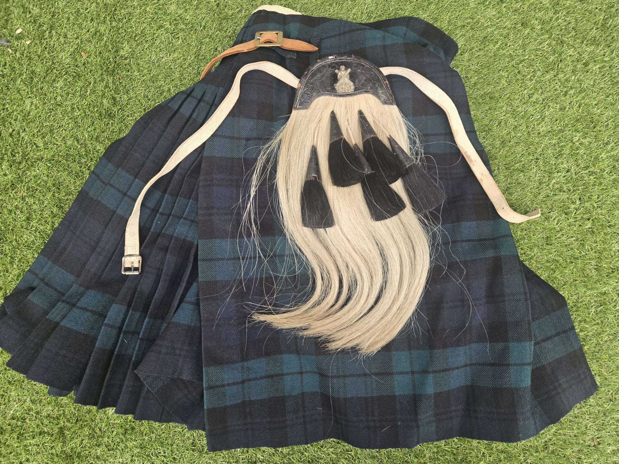 WWII Scottish Kilt and Sporran