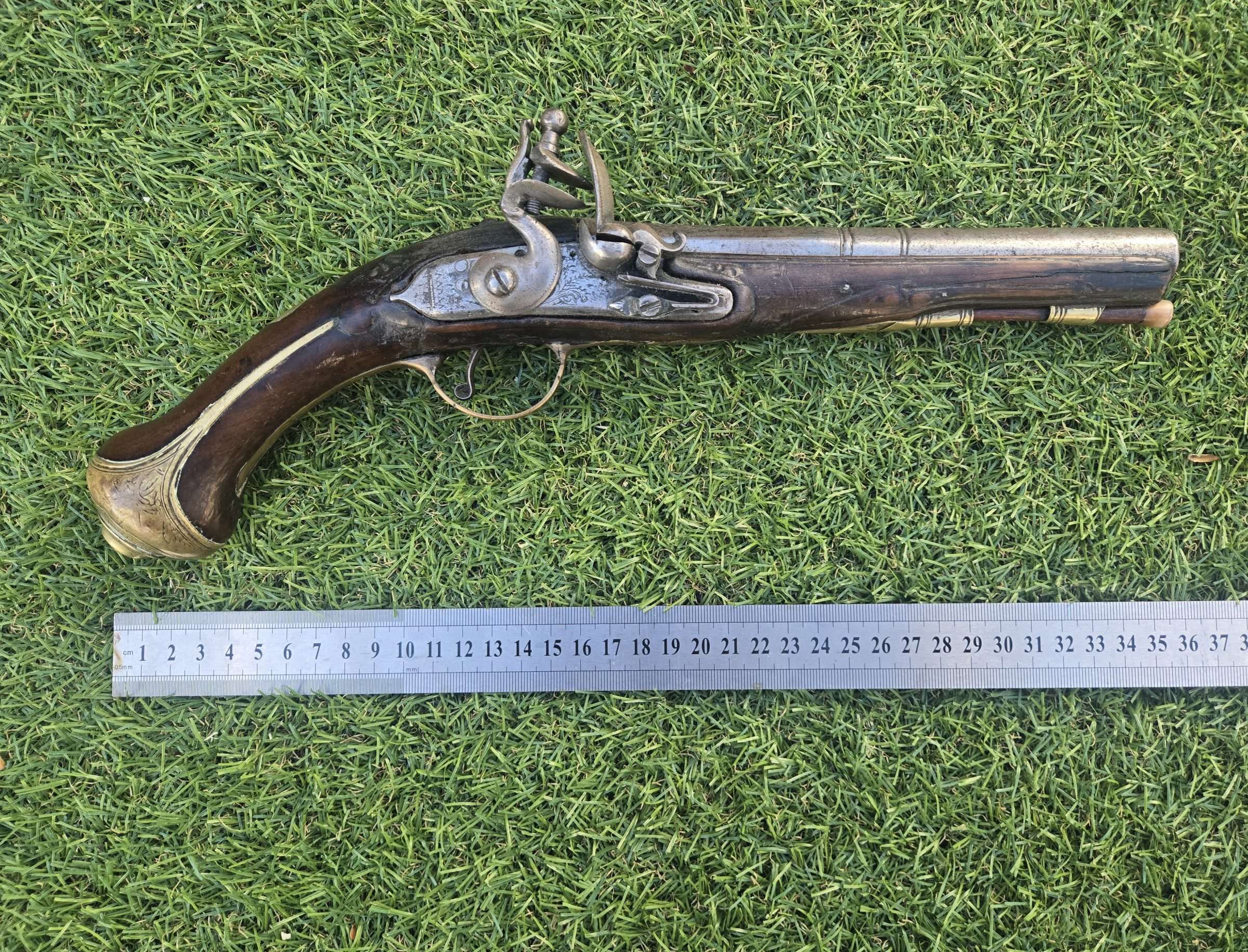 1850's Flintlock Pistol - Image 4