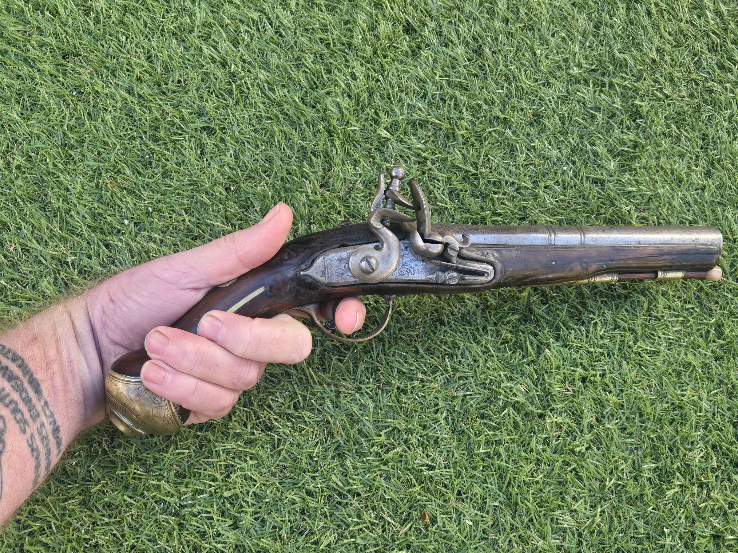 1850's Flintlock Pistol - Image 5