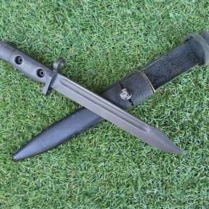L1A3 SLR Bayonet, Scabbard and Frog
