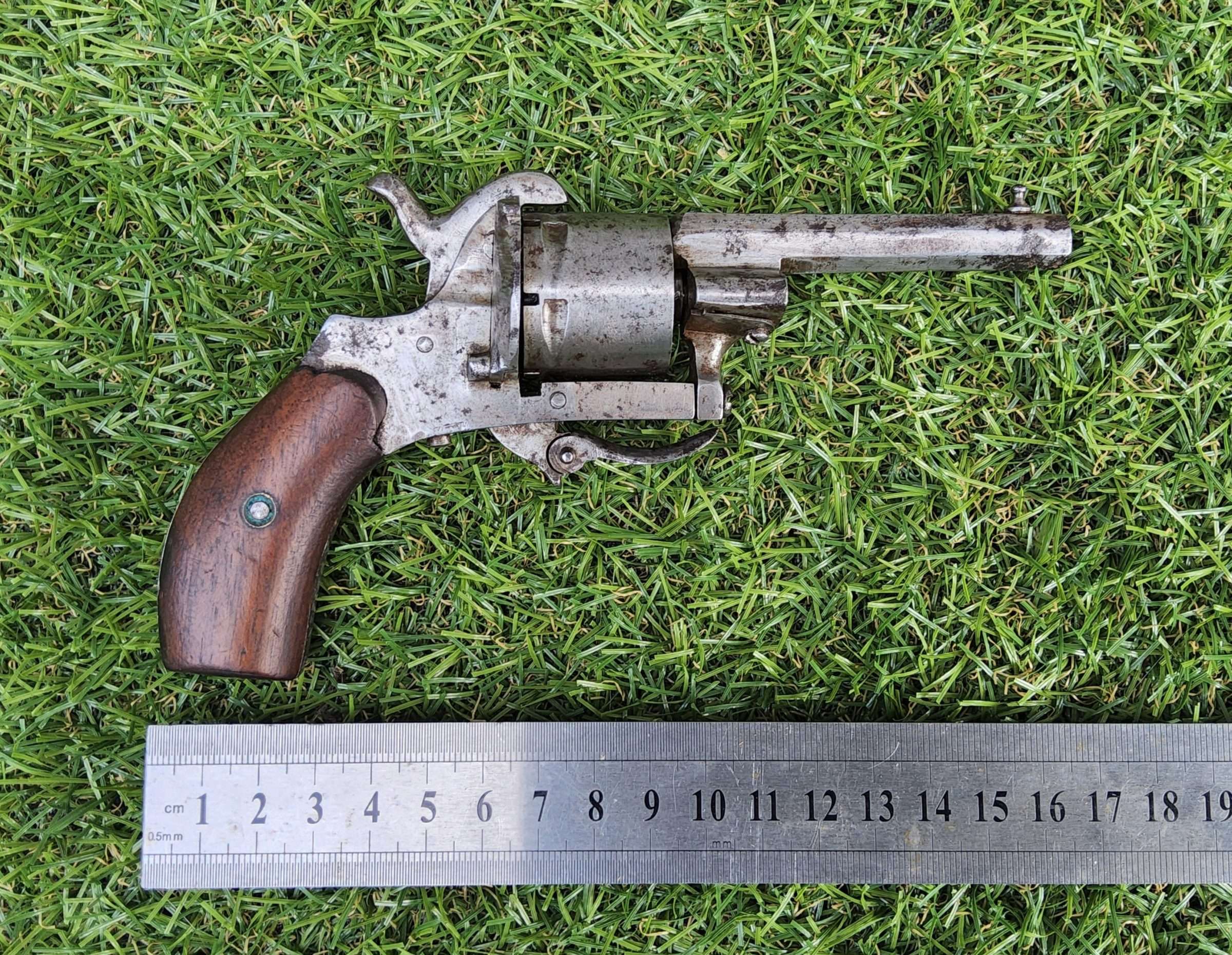 Victorian Belgium Pinfire Revolver - Image 4