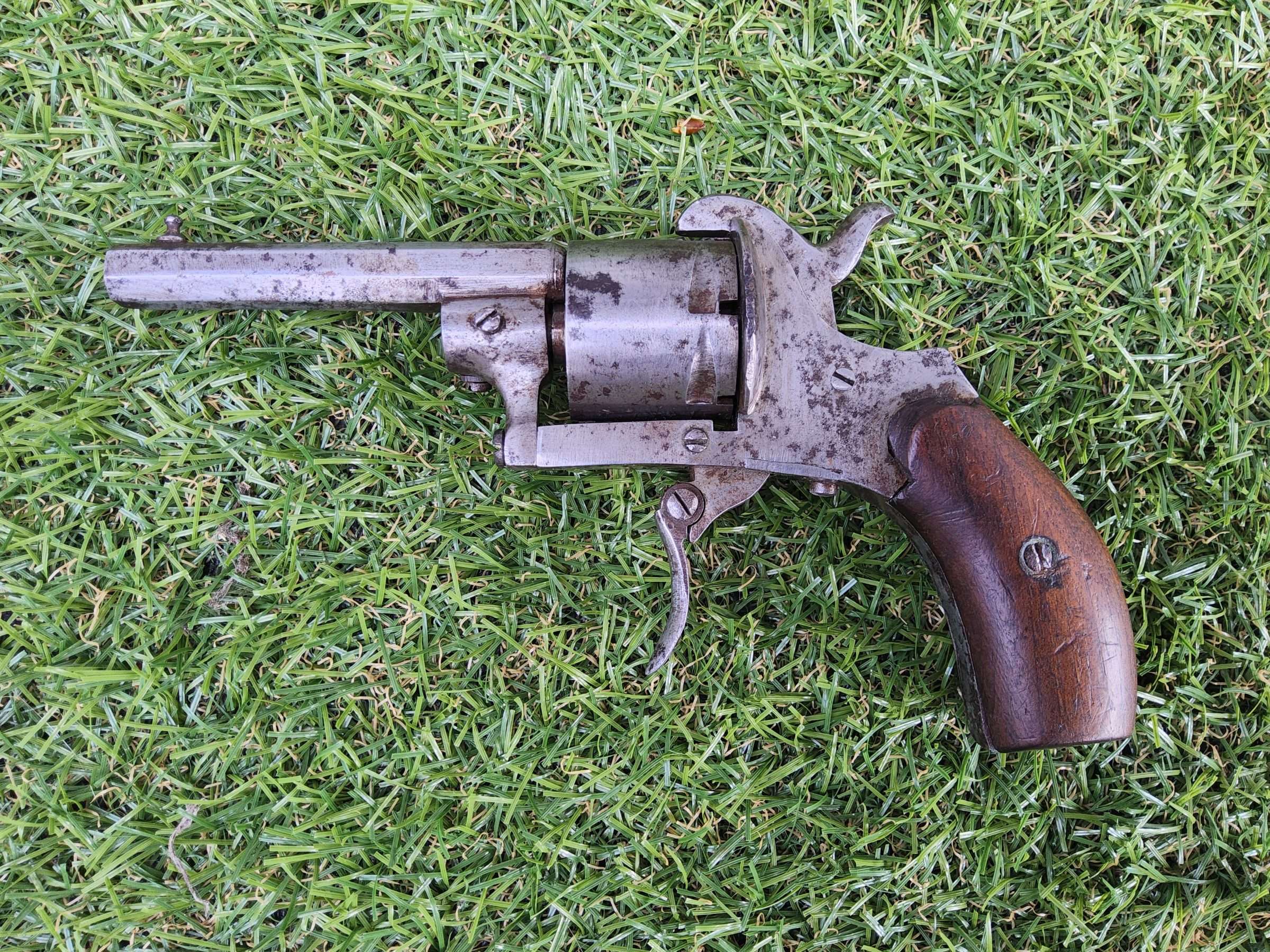 Victorian Belgium Pinfire Revolver - Image 2