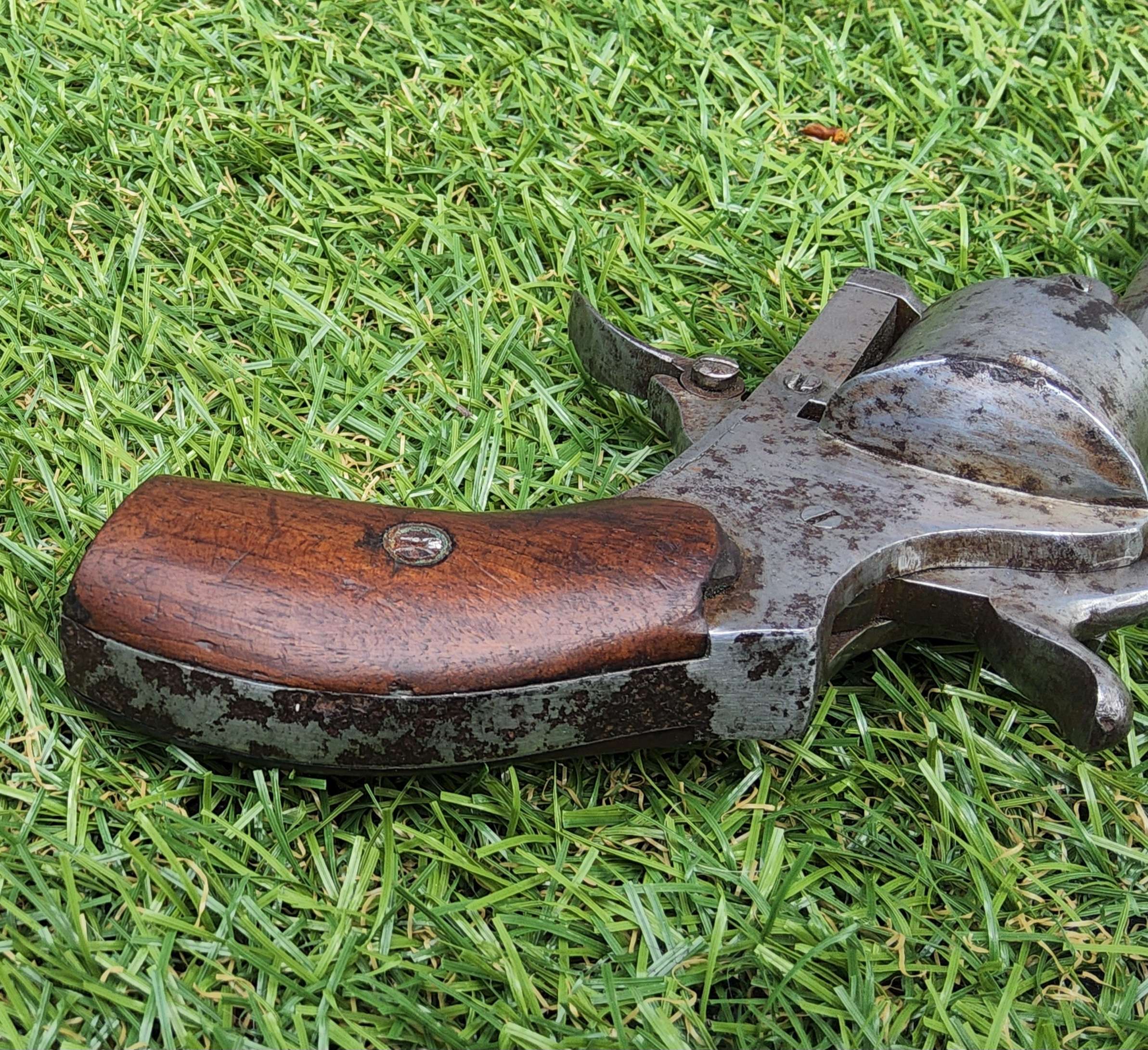Victorian Belgium Pinfire Revolver - Image 7