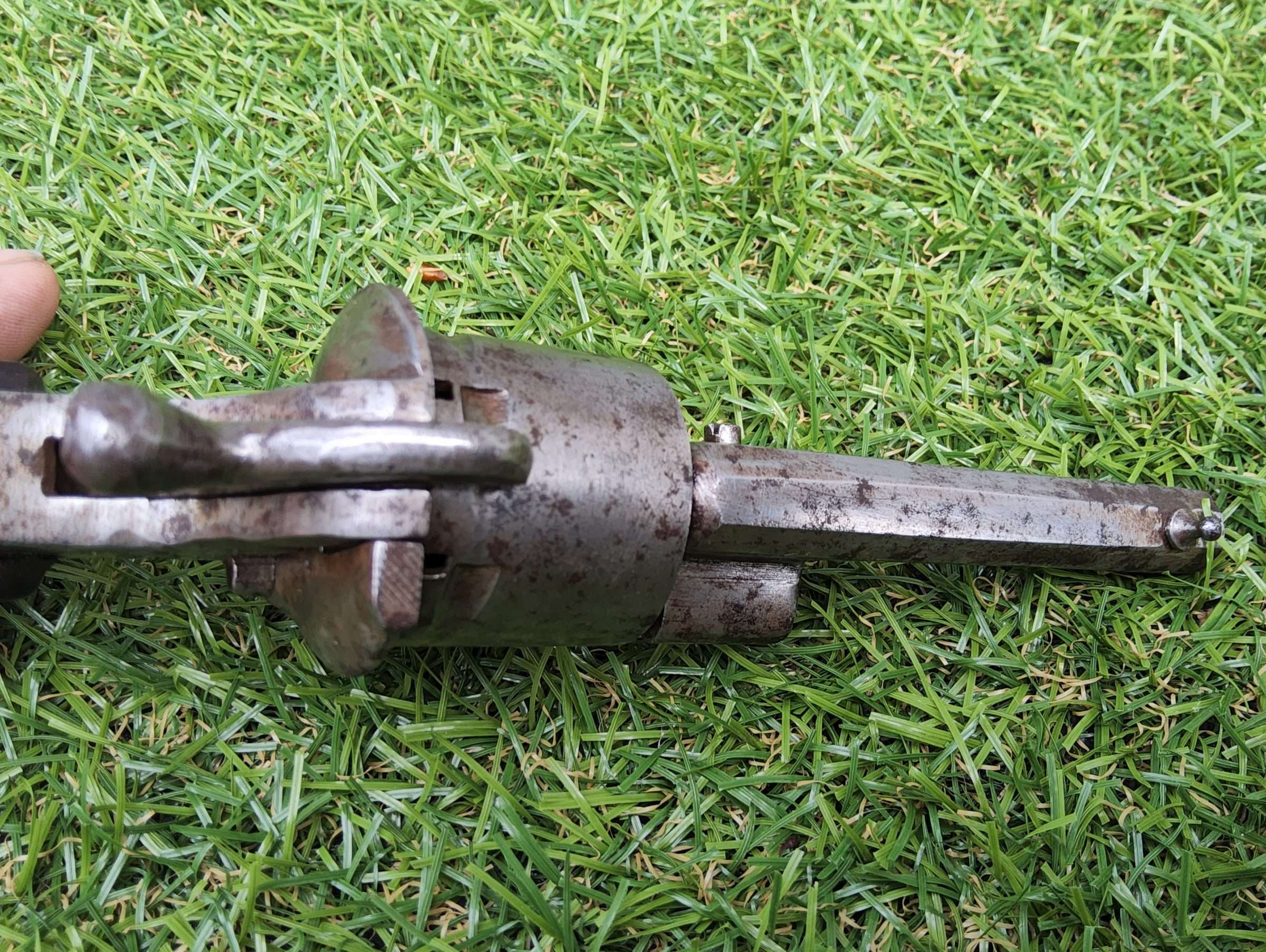 Victorian Belgium Pinfire Revolver - Image 8