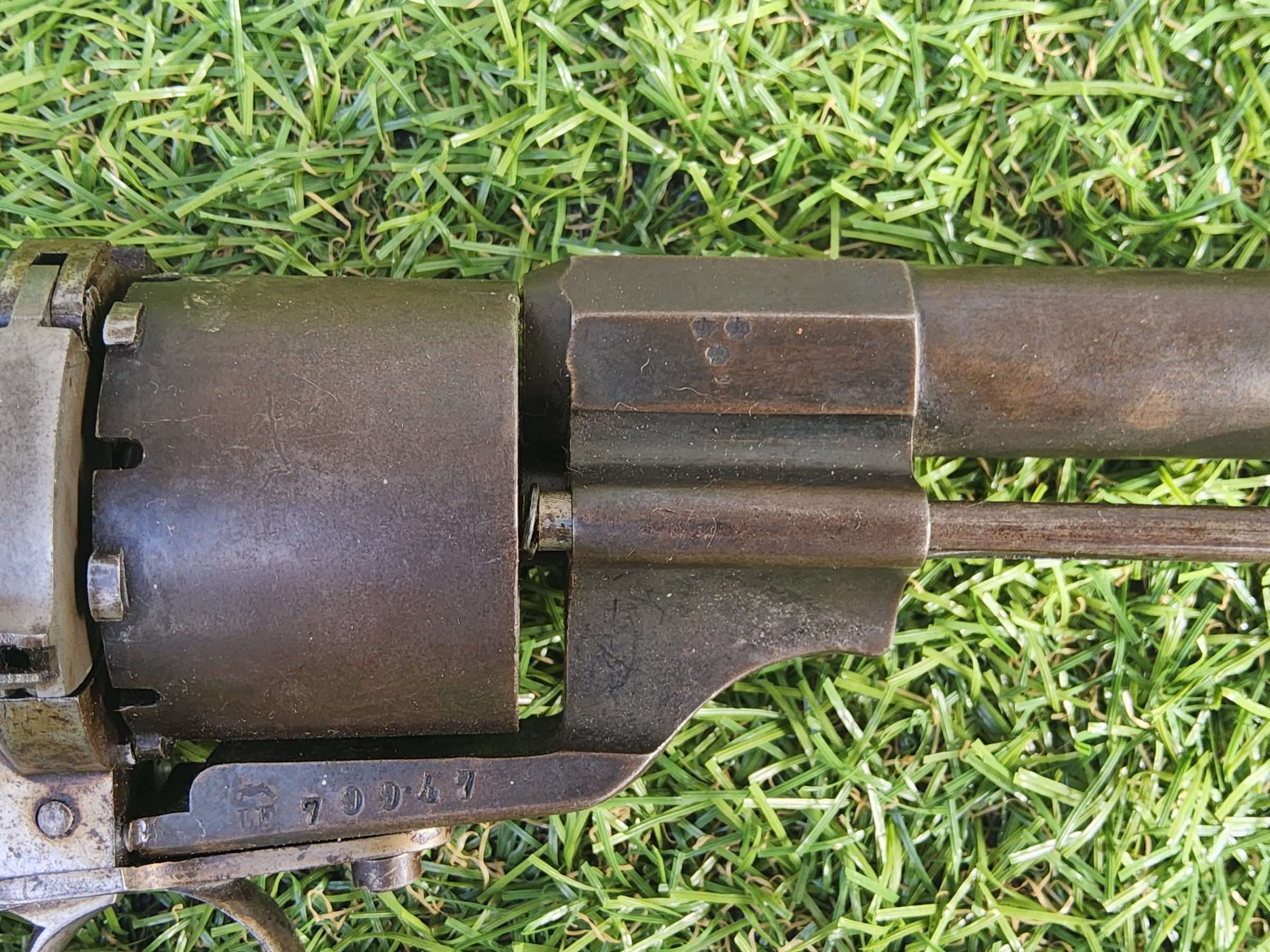 Victorian Belgium Pinfire Revolver - Image 18