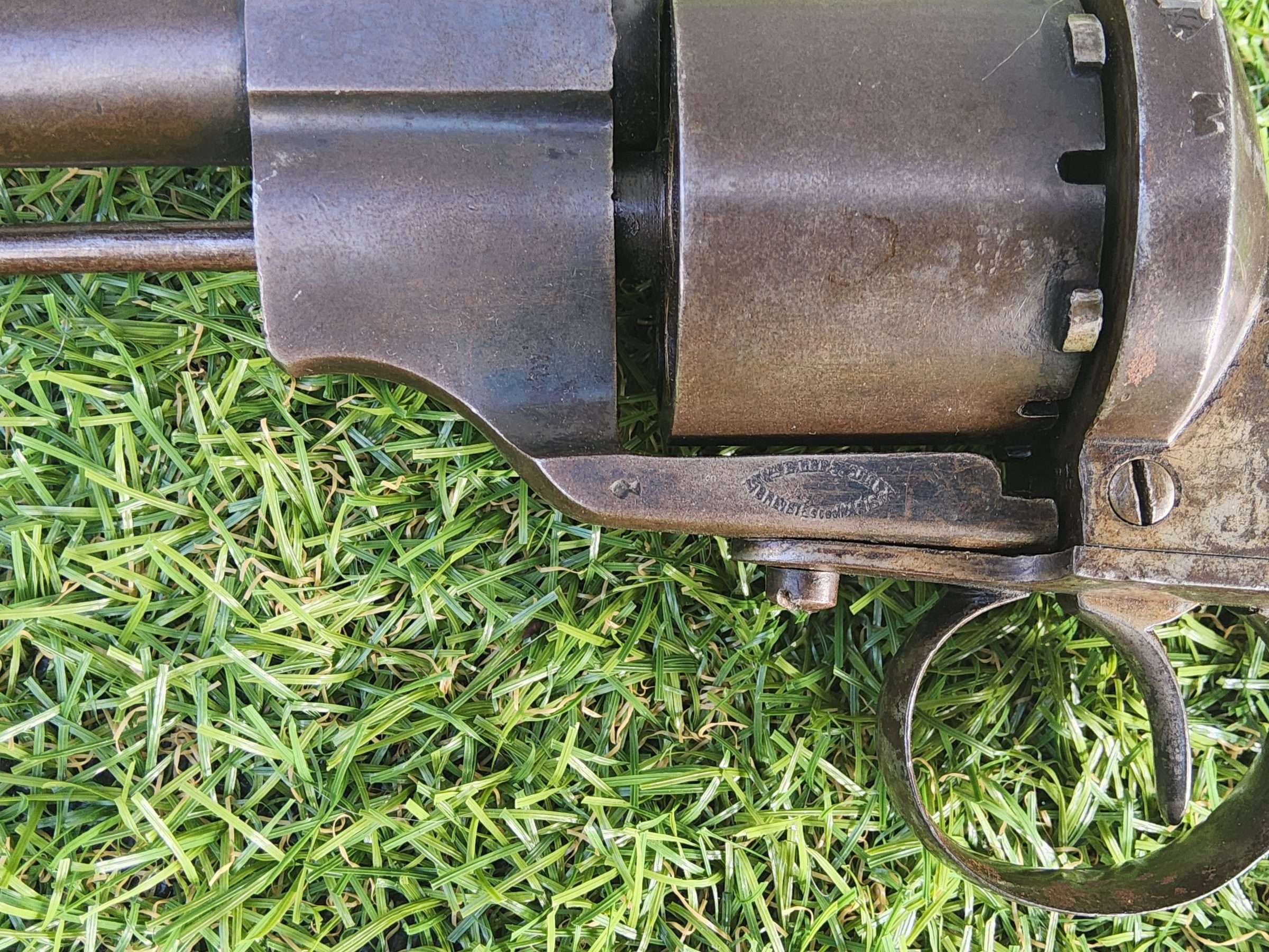 Victorian Belgium Pinfire Revolver - Image 6