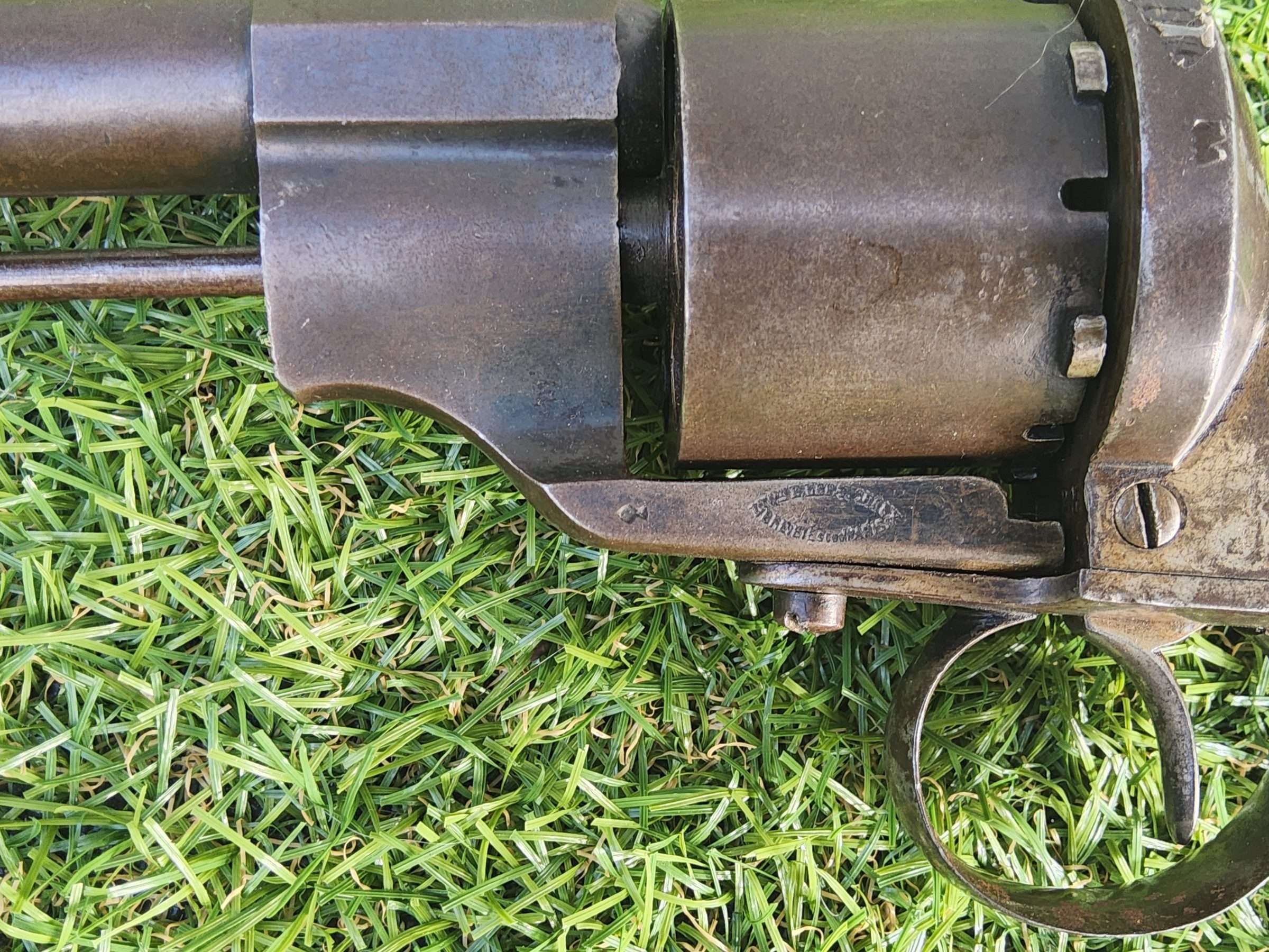 Victorian Belgium Pinfire Revolver - Image 20