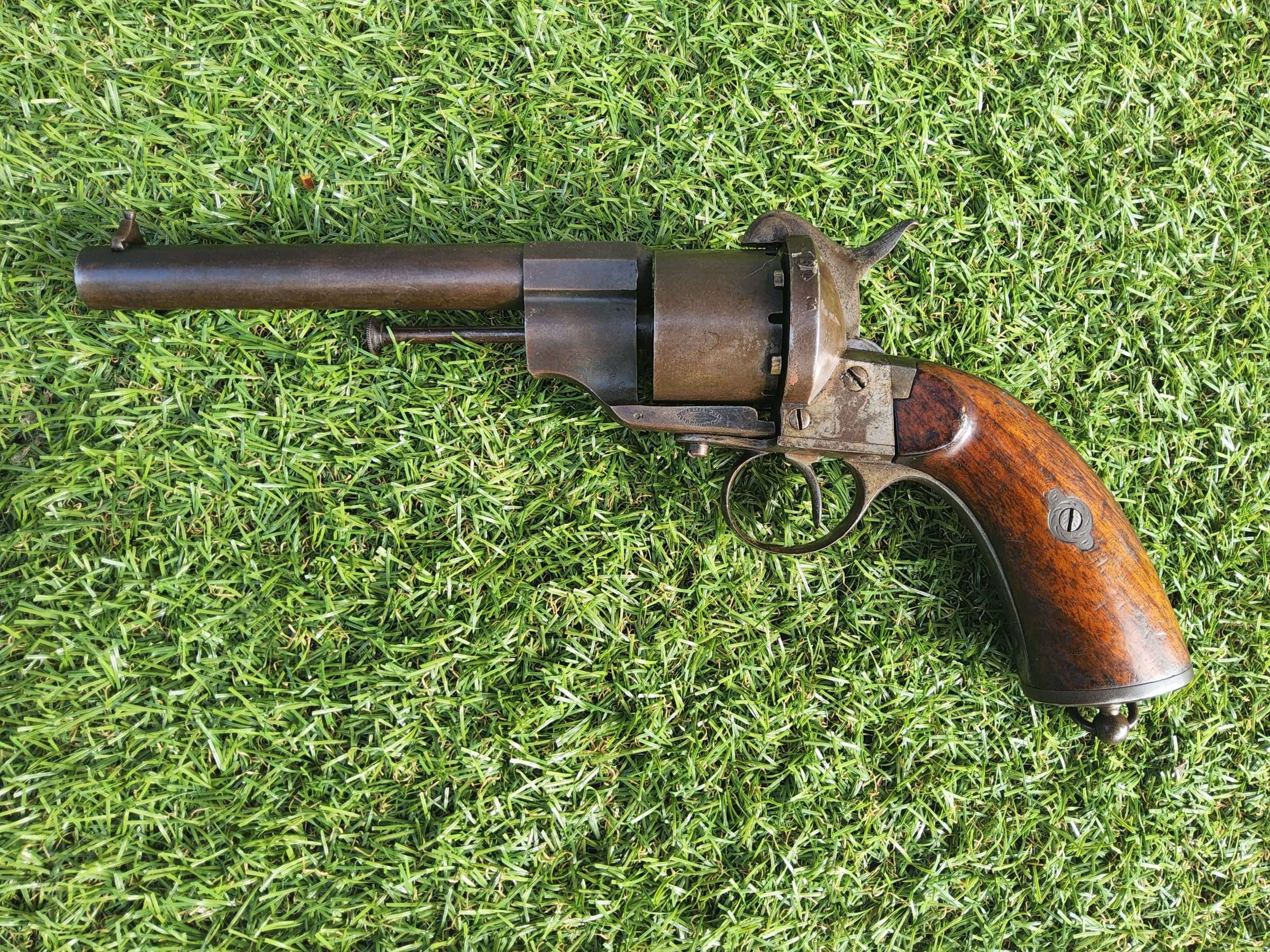 Victorian Belgium Pinfire Revolver - Image 2