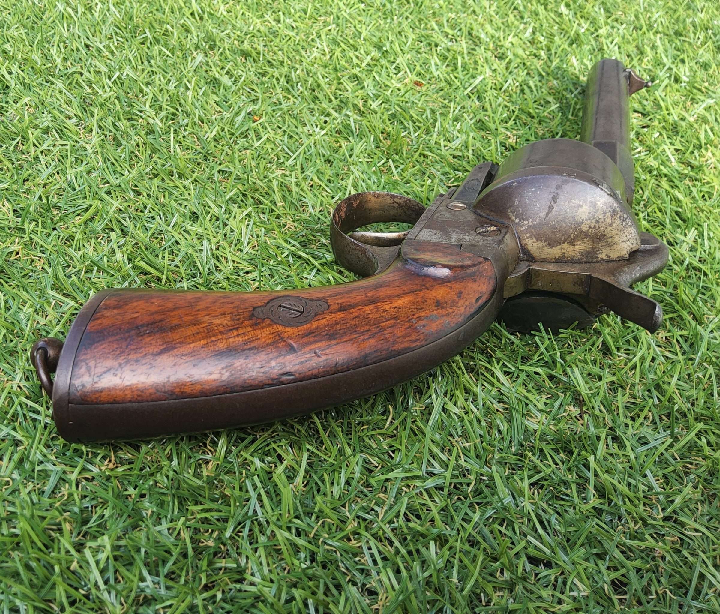 Victorian Belgium Pinfire Revolver - Image 15