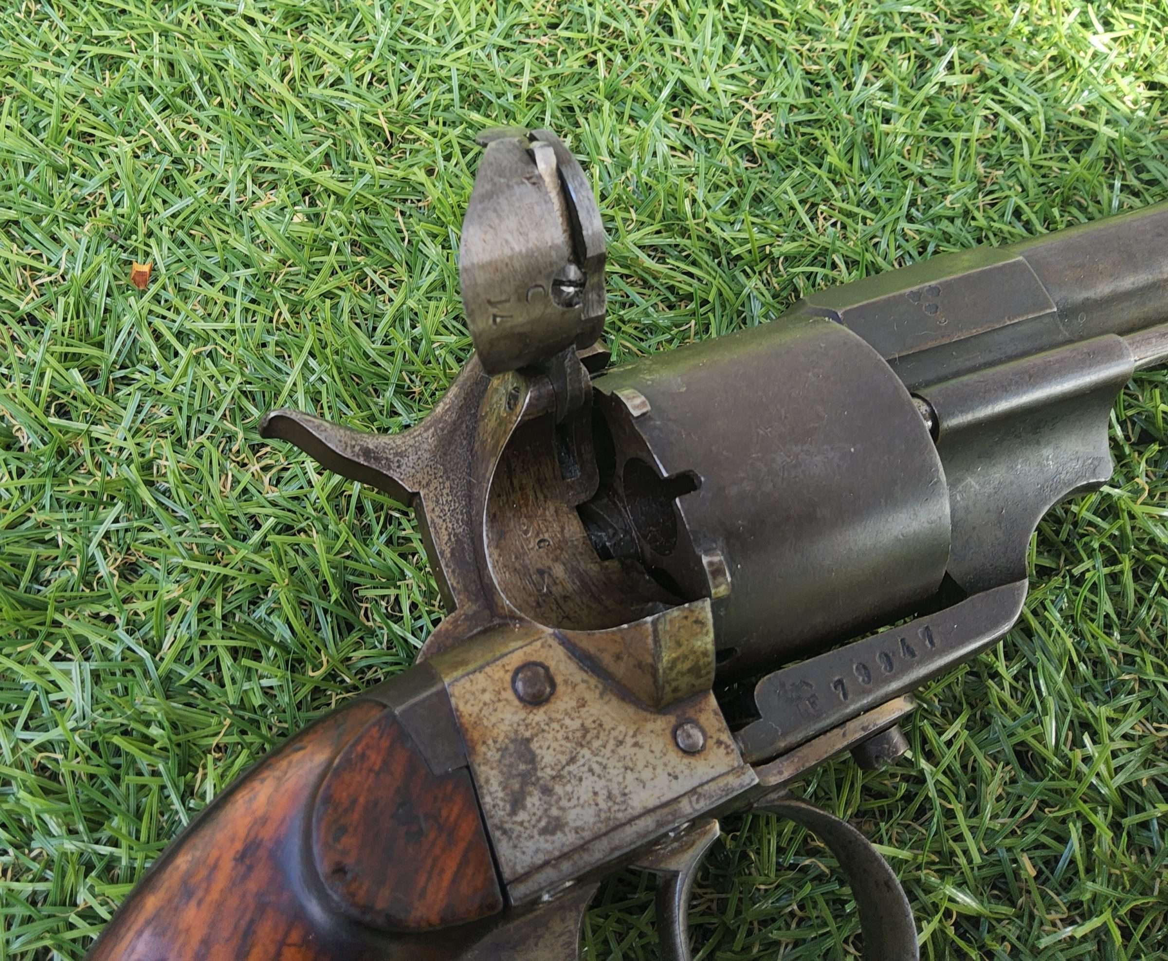 Victorian Belgium Pinfire Revolver - Image 14