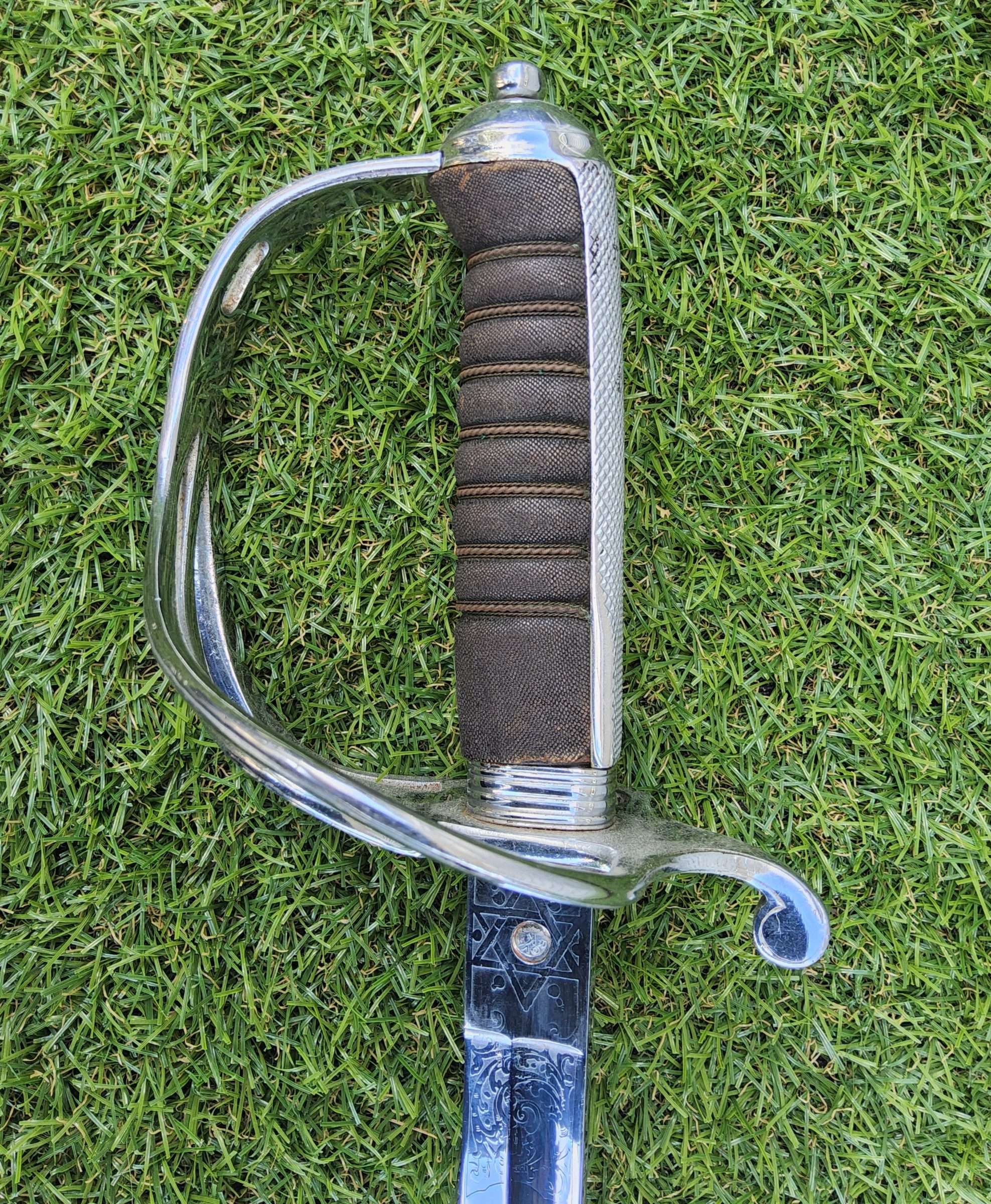 1821 Pattern New Zealand Artillery Officers Sword & Scabbard - Image 9